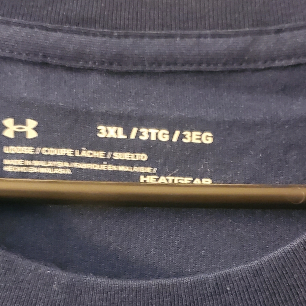 NWT Under Armour Dark Blue Men's "Freedom" Shirt Size 3XL. 1333366 408 - Picture 3 of 6